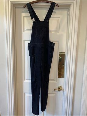 Dollhouse Black Denim Overalls